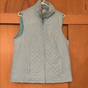 Studio Works Sky Blue Quilted Vest